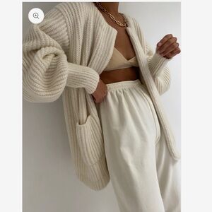 Na Nin Dylan Knitted Alpaca Coat